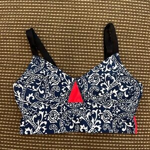 EUC Oiselle Spando Jane bra size small paisley